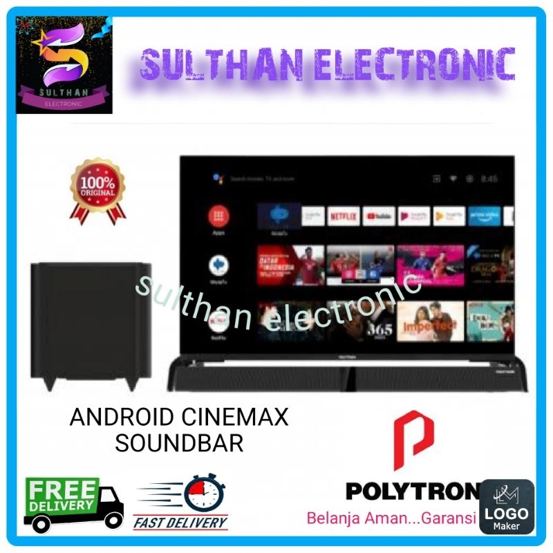 POLYTRON ANDROID TV FHD  43BAG5959 TV 43 INCH, PLD43BAG5959