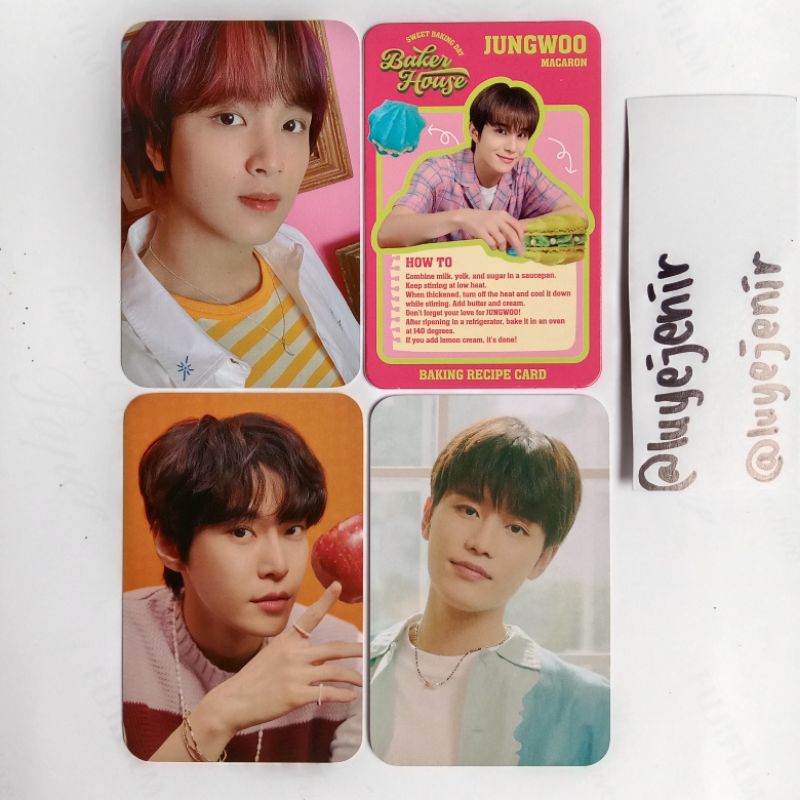 [ Take All ] photocard Haechan selca + konsep Doyoung Taeil + ID Jungwoo NCT 127 random OOTD card pa