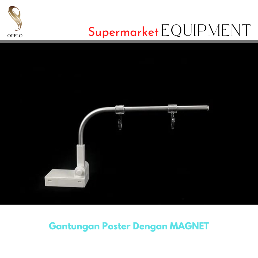 STAND BANNER SUPERMARKET MAGNET GANTUNGAN HARGA SUPERMAEKET