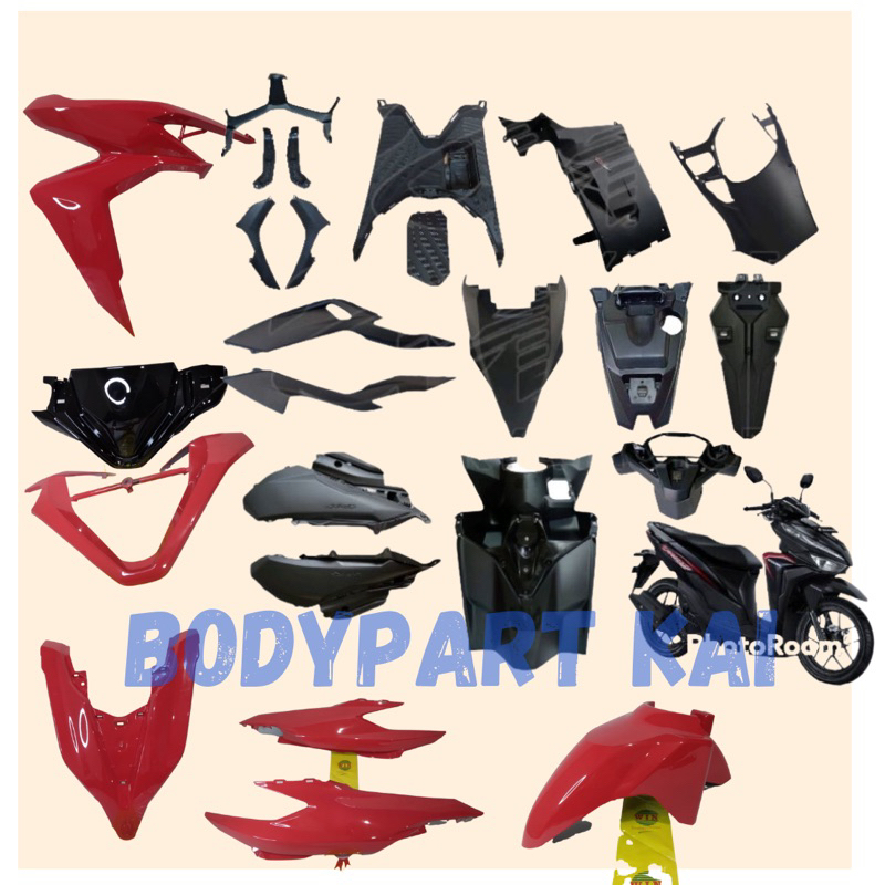 complete set komplit set fulset full body kasar halus Honda vario 150 125 New Led 2018 2019 2020 202