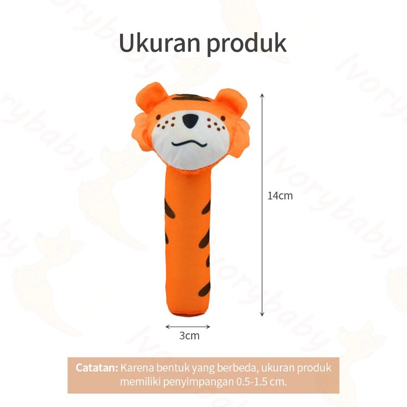 Boneka Stick / Rattle stick mainan bayi tongkat genggam rattle bayi