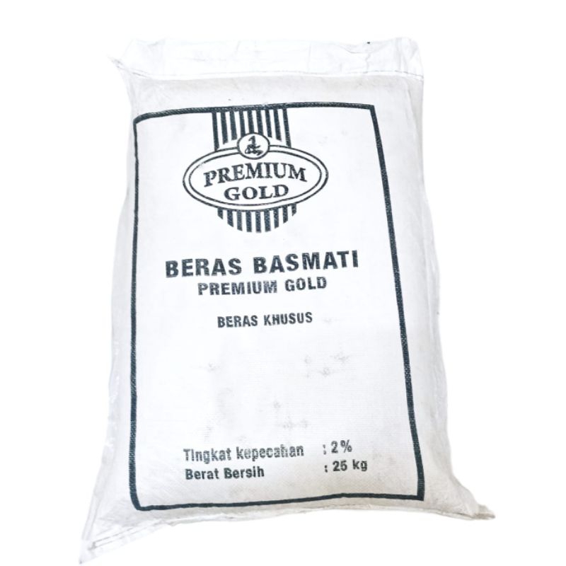 Beras Basmati Premium Gold 1121 - Kemasan Asli 25 kg