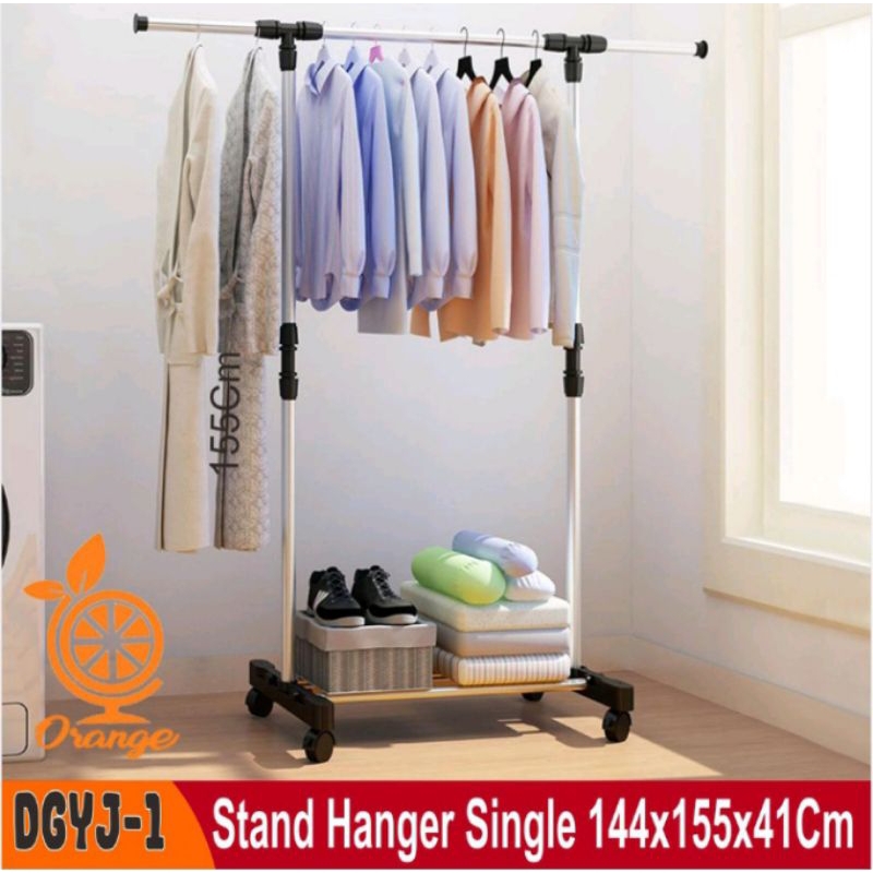 Stand hanger single dekorasi rumah tangga jemuran baju