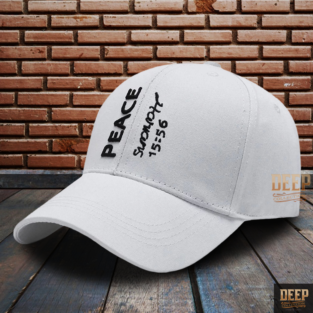 Topi Pria / Wanita Dewasa Simple Kekinian | Topi Baseball Putih Cowok / Cewek Dewasa | Topi Tulisan 