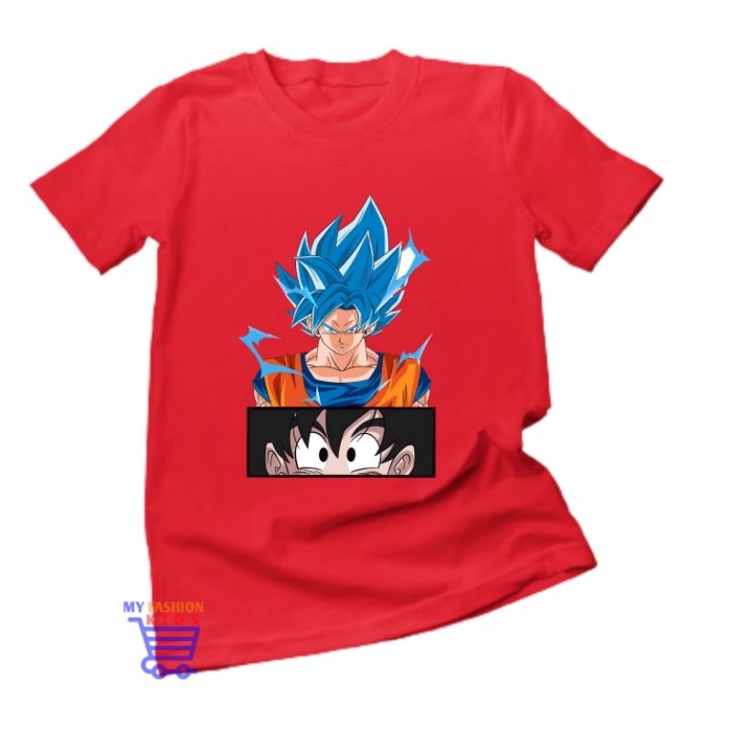 Kaos Anak Custom Gambar Dragon Ball Baju Kartun Anak Terbaru Bahan Premium
