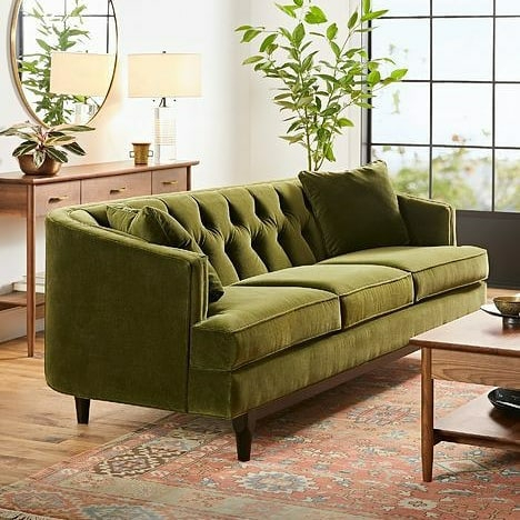 Sofa 3 Seater Desain Furniture Terbaru Rangka Kayu Jati | Sofa Hotel Kayu Jati | Sofa Retro Model Cu