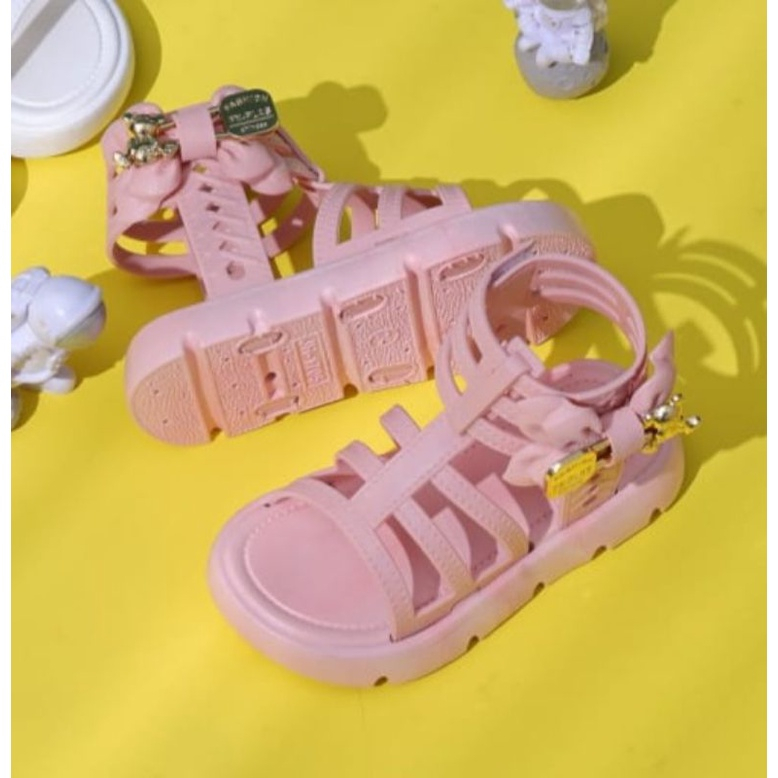 Sandal Anak Perempuan Import Tali Belakang Gladiator Boots Korea / Sandal Anak Gladiator Sepatu 1705-3