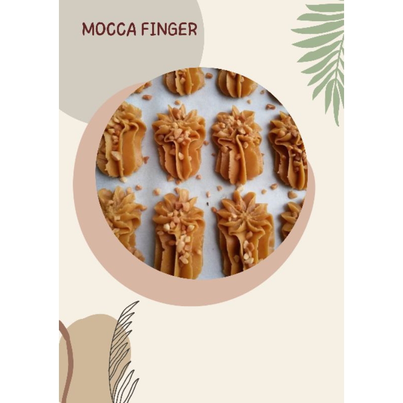 

Mocha finger cookies