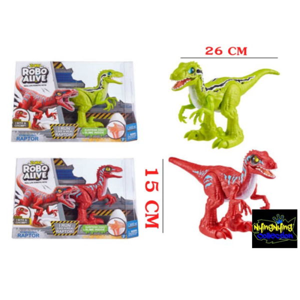 

Unik Zuru Robo Alive Robotic Rampaging Raptor Dinosaur Murah - Hijau Limited