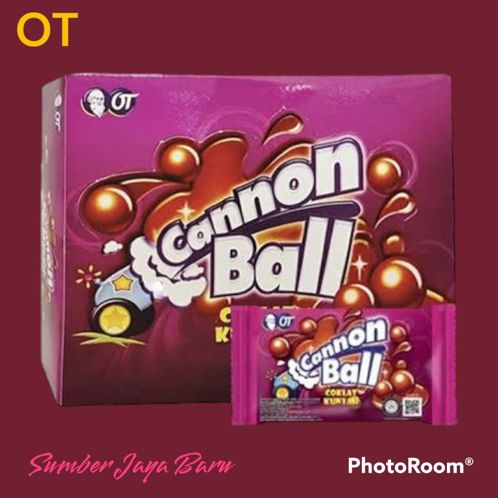 

Cannon Ball | Coklat Kunyah | 24 Pcs @ 5.4 Gr | OT