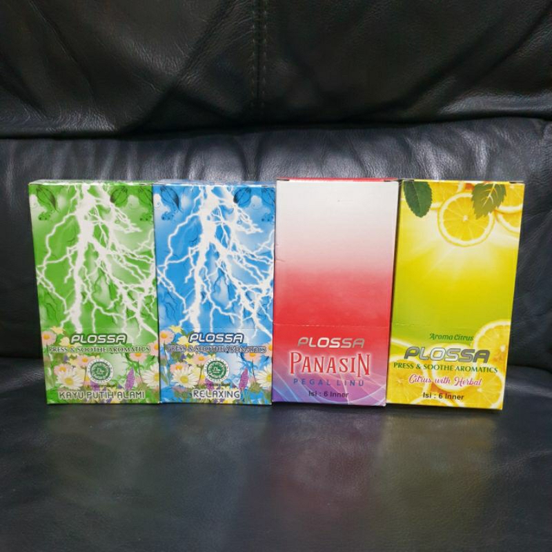 PLOSSA BESAR 10 ML 4 IN 1 AROMA TERAPI INHALER MINYAK ANGIN ROLL ON