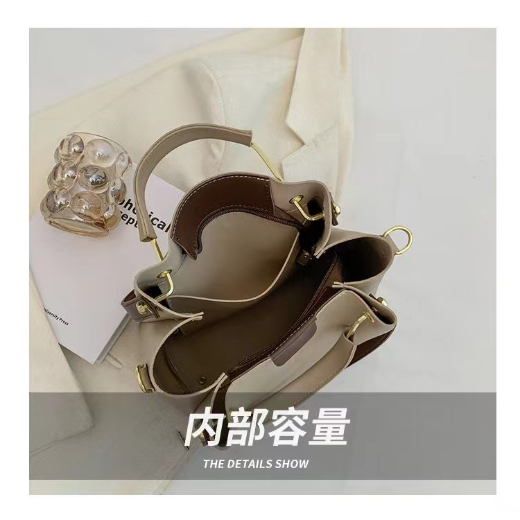 BJ61298 - BEIGE/BLACK/BROWN/KHAKI - TAS TOTE HANDBAG SLEMPANG WANITA FASHION KOREA CHINA IMPORT MODIS ELEGAN TERMURAH TERLARIS TERBARU BAGSTORE JAKARTA TAS BATAM ZC1298