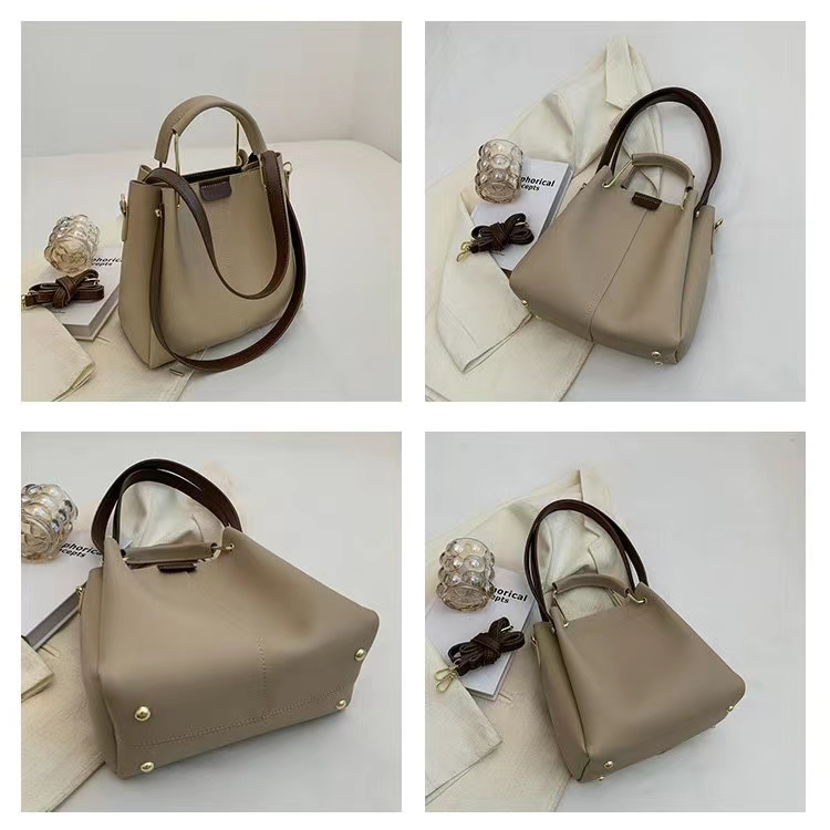 BJ61298 - BEIGE/BLACK/BROWN/KHAKI - TAS TOTE HANDBAG SLEMPANG WANITA FASHION KOREA CHINA IMPORT MODIS ELEGAN TERMURAH TERLARIS TERBARU BAGSTORE JAKARTA TAS BATAM ZC1298