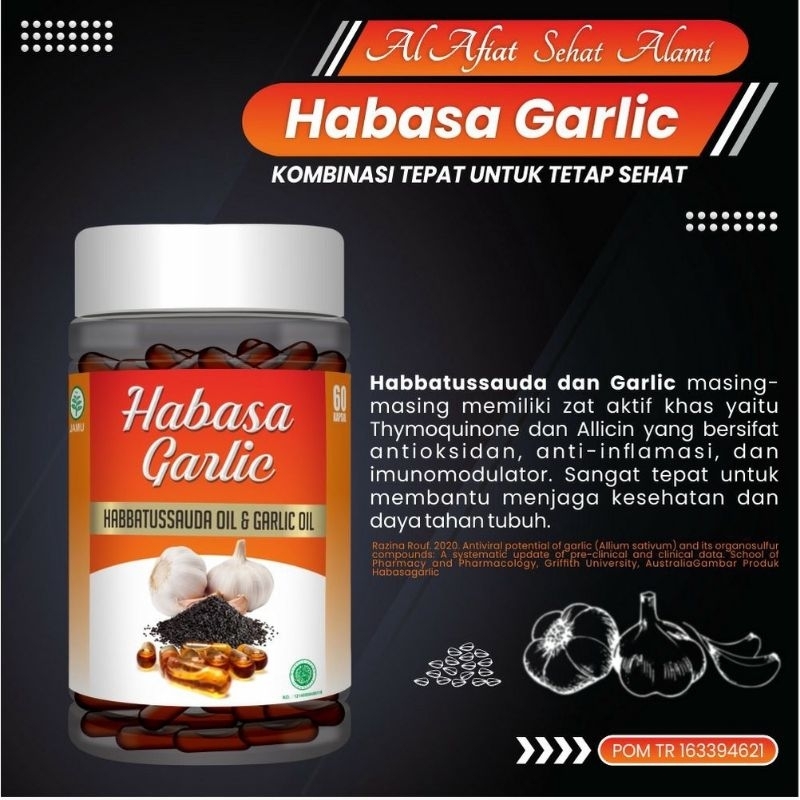 Habasa Garlic 90 kpsl dan 60 kpsl - Habbat plus Garlic