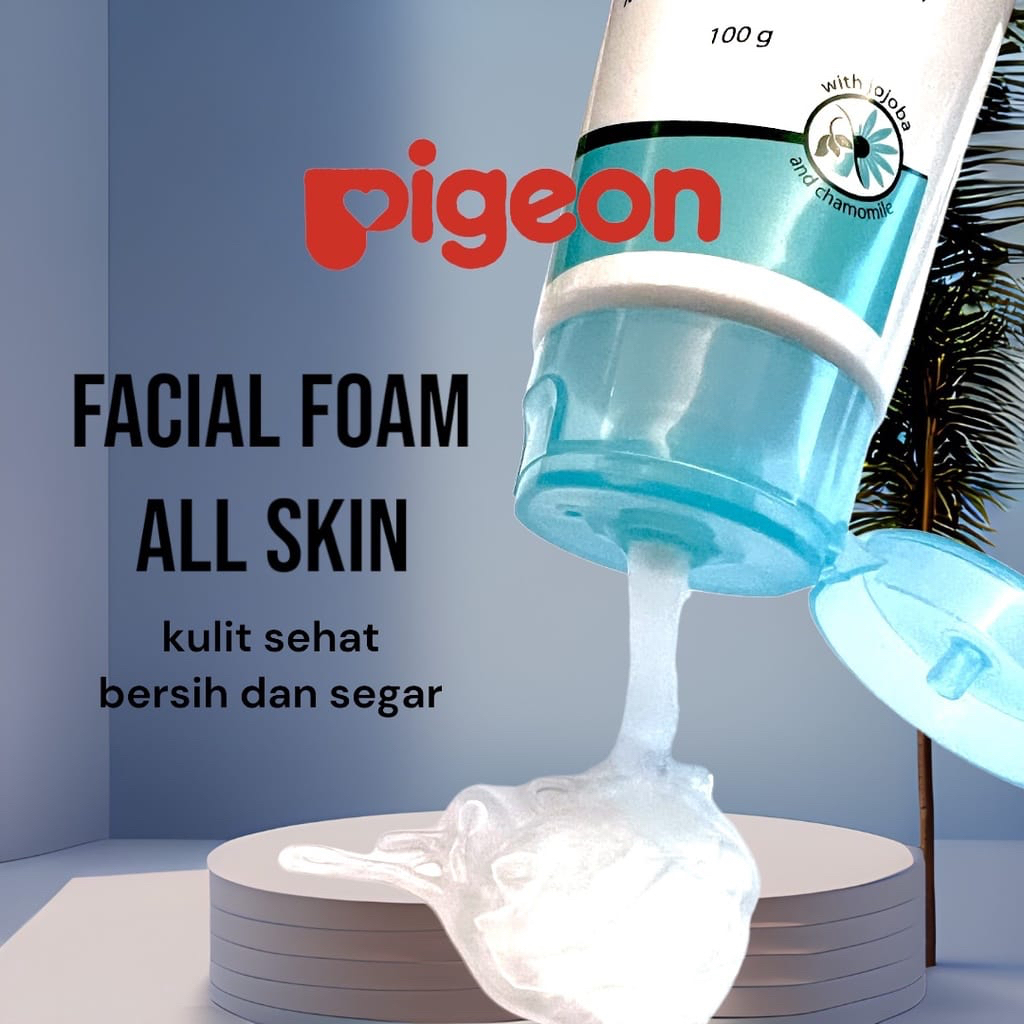 ✿ELYSABETHME✿ pigeon teens facial foam remaja sabun cuci muka face cleanser lembut cocok untuk kulit jerawat sensitif