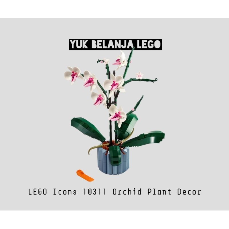 LEGO Icons 10311 Orchid Plant Decor (608 pieces)