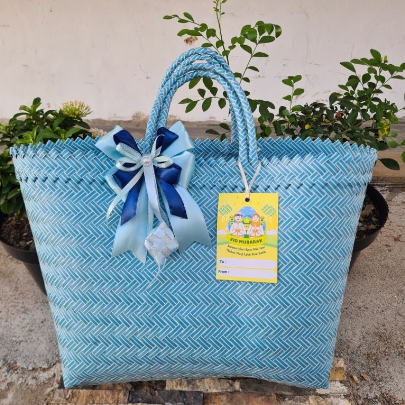 

Tas Anyaman Plastik ukuran Jumbo - Tas Hampers - Reusable Bag READY STOCK