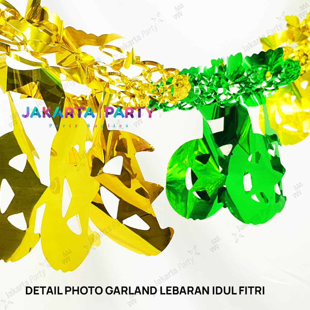 Hiasan Gantung Lebaran Garland 3D / Hiasan Idul Fitri Murah /Garland#5