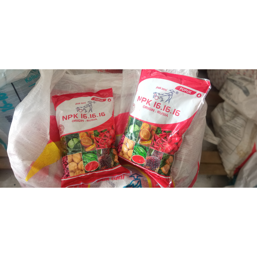 PUPUK PAK TANI NPK 16 16 16 MERAH 1 KG