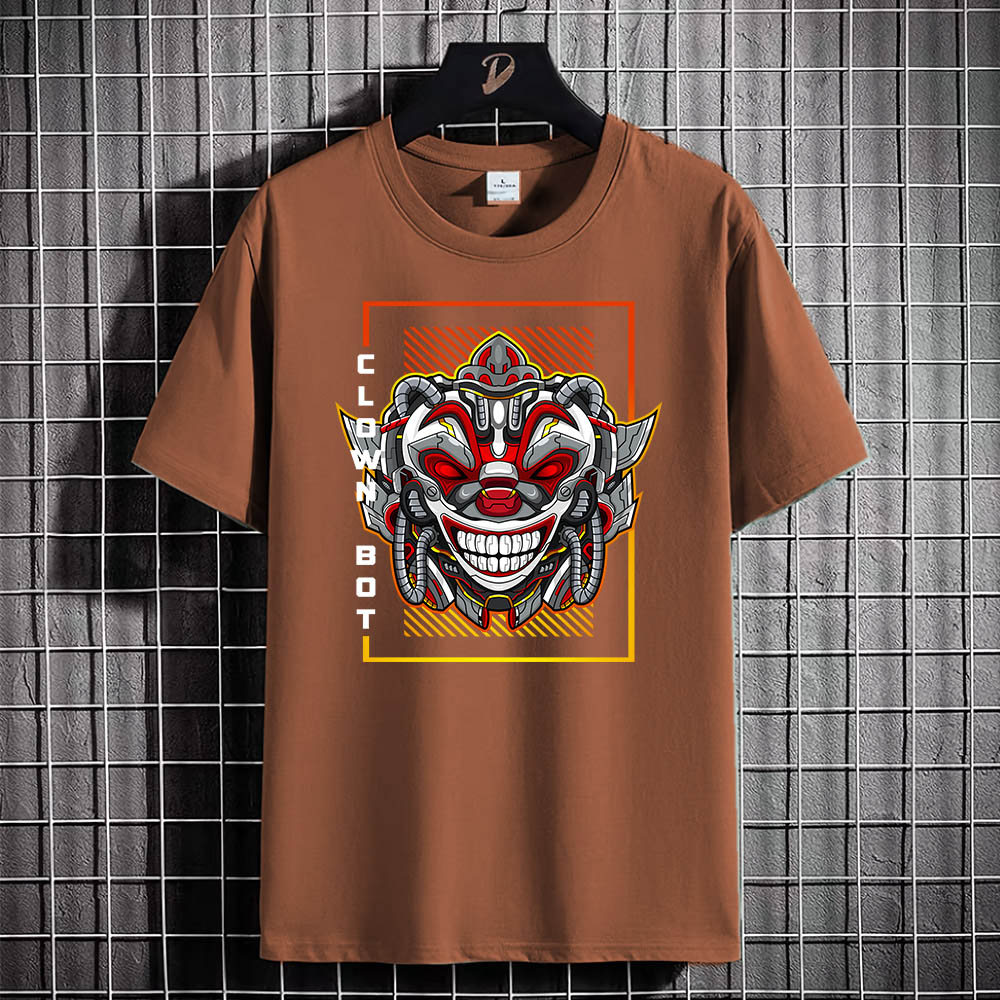 Kaos Tshirt Pria Baju CLOWN BOT Distro Basic Lengan Pendek Cowok Kasual DTF