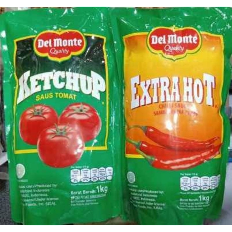 

Delmonte saos tomat 1kg delmonte extra hot