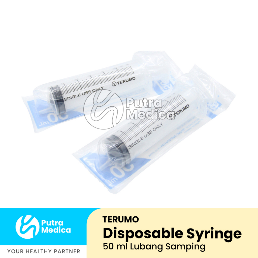 Terumo Spuit 50ml [Lubang Samping] / Syringe