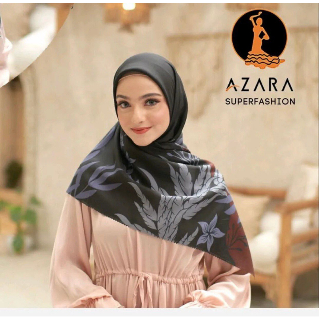 HIJAB SEGI EMPAT  MOTIF TERBARU AZARA OSKARA MOTIF LACERCUT LC SENORITA MASKARA DANISA IZABEL NUREL 