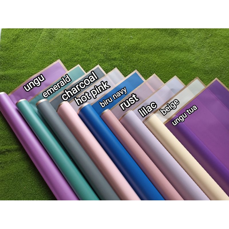 

20LBR KERTAS BUKET#KERTAS CELLOPHANE#list gold