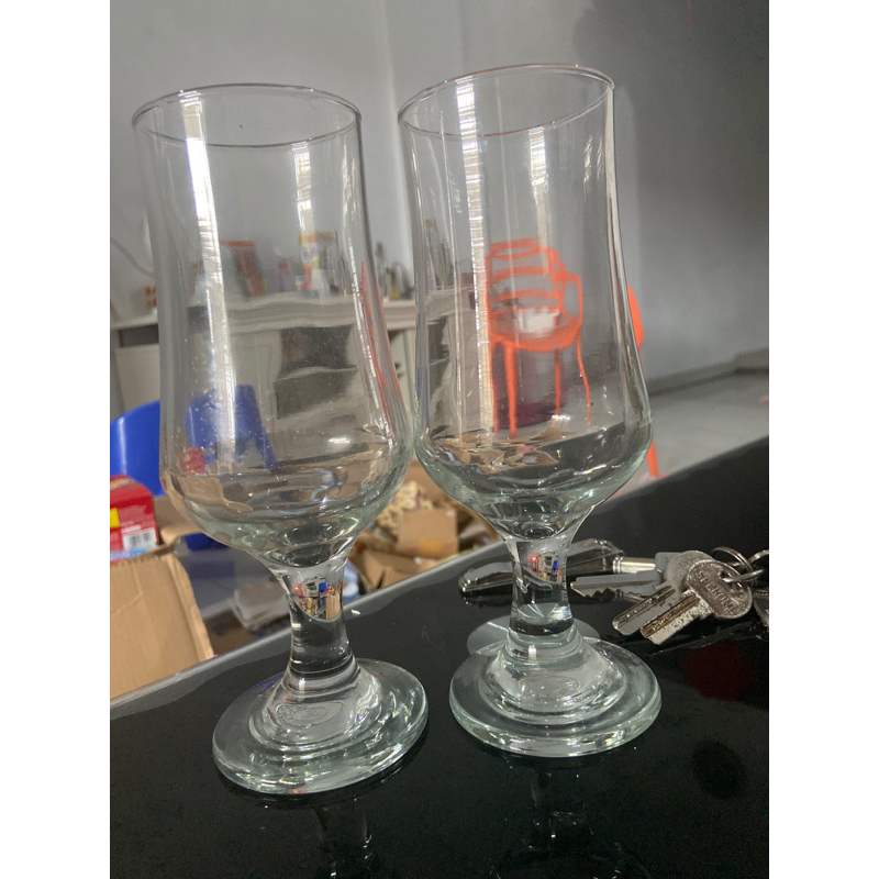 Gelas Wine Bening Kaca Tinggi