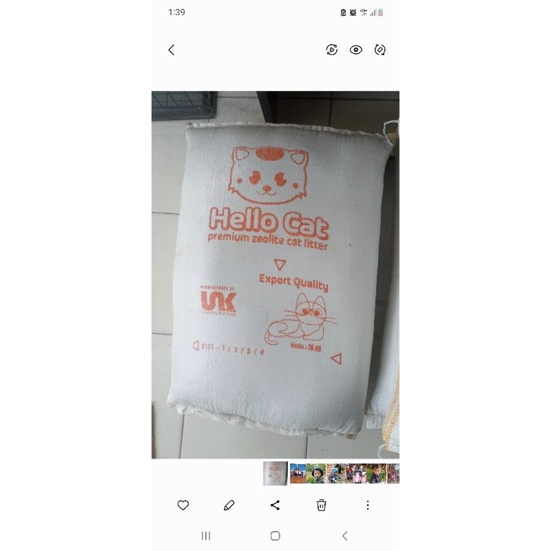 pasir zeolit karungan