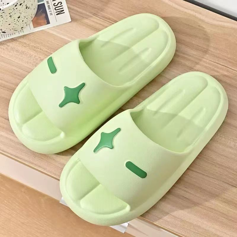 Sandal Jelly Slop Wanita EVA Kamar Mandi Anti Licin Selop Wanita Nyaman Slipper Korea Soft Rubber Non Slip Flip Flop Rumah Sendal Kekinian Selop Comfortable PVC 323