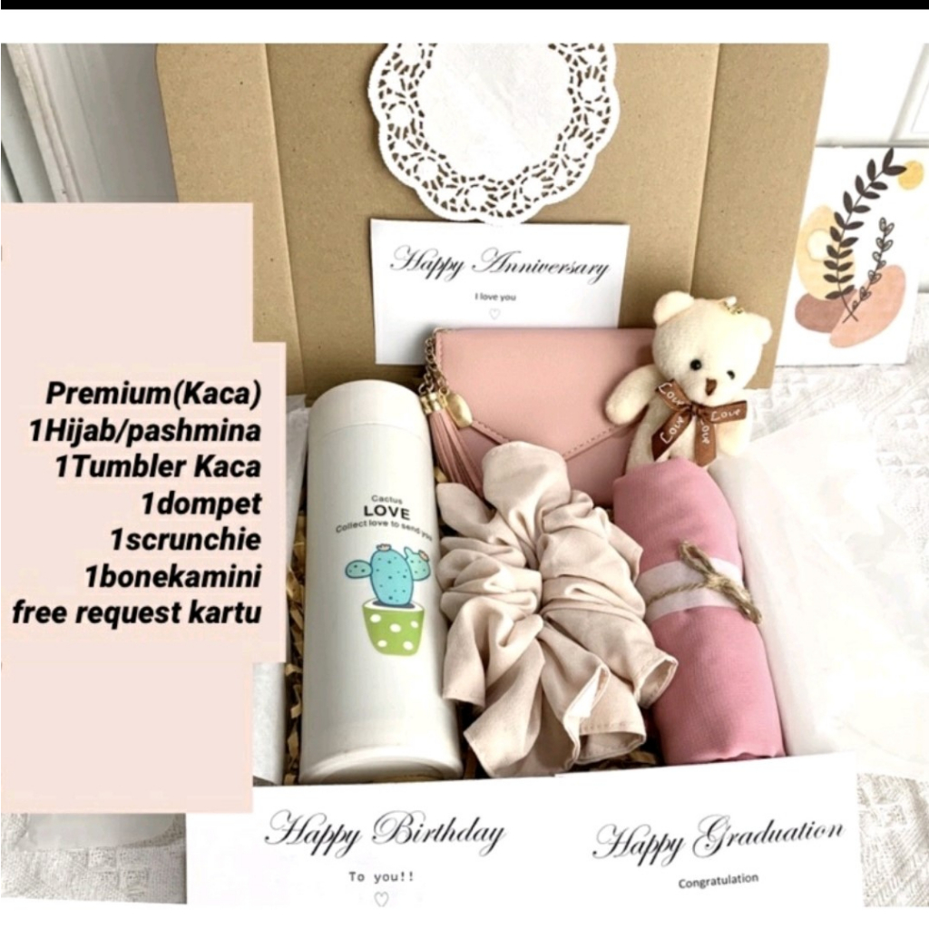 [MOLE] Hampers Hijab limited edition Kado Gift Box Hadiah Jilbab Kerudung Bella Square Segi Empat Segiempat Pashmina Ceruty Ulang Tahun Birthday Valentine Anniversary Pernikahan Wedding Wisuda Graduation Lebaran Muslim Ramadhan