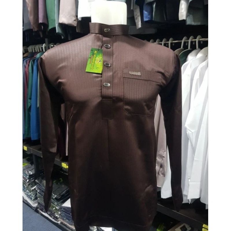 BAJU KOKO SEMI GAMIS MOTIF SALUR ALMAIMANAH