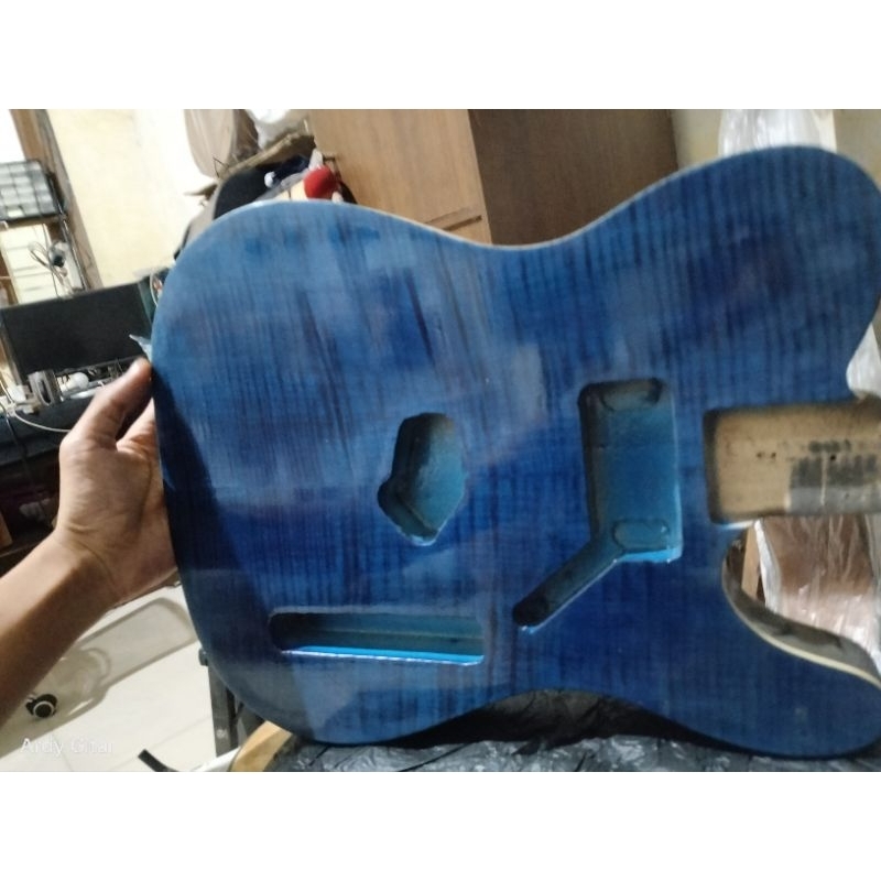 Body gitar fender Telecaster tele sudah finishing foto real