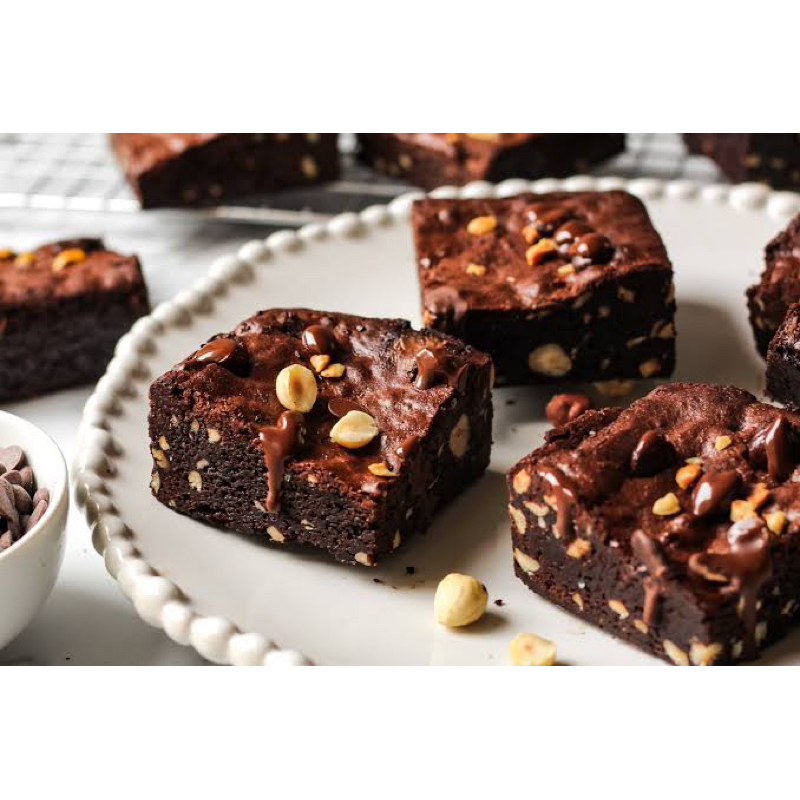 

Hazelnut Brownies
