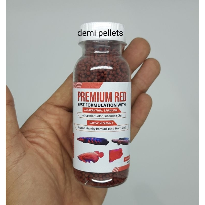 Pelet PREMIUM RED kemasan botol isi 60 Gram