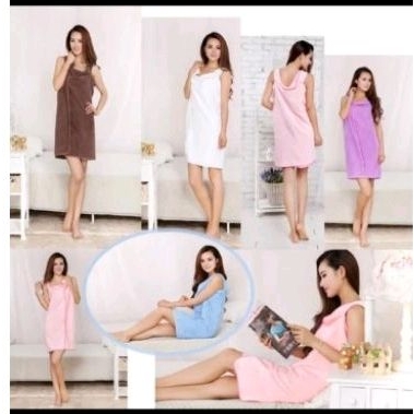 handuk kimono Handuk Microfiber TOWEL WEARABLE baju handuk Dress Handuk Kimono mandi dewasa HANDUK K