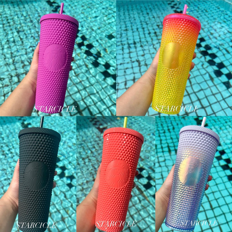 [ORIGINAL] Starbucks Studded Bling Tumbler Size Venti (710ml)