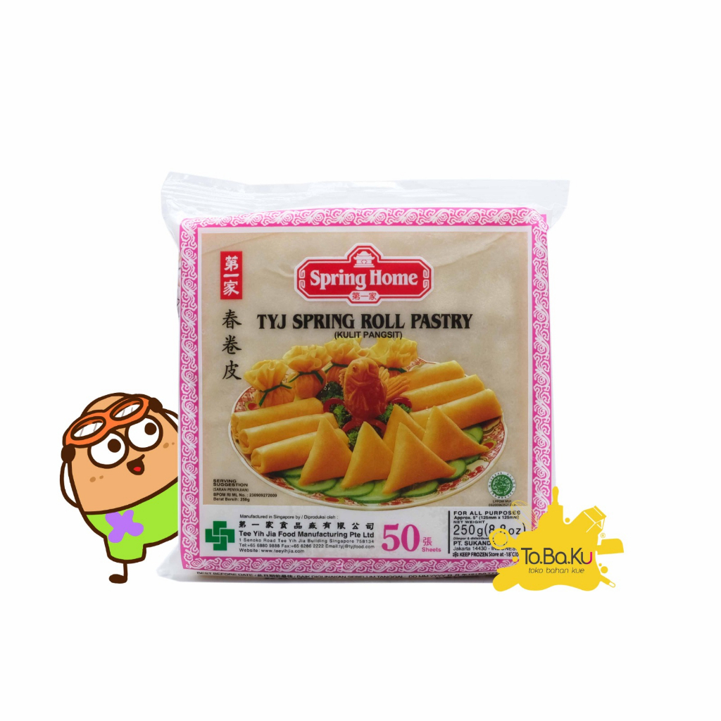 

TYJ Spring Roll Pastry 5" 250gr