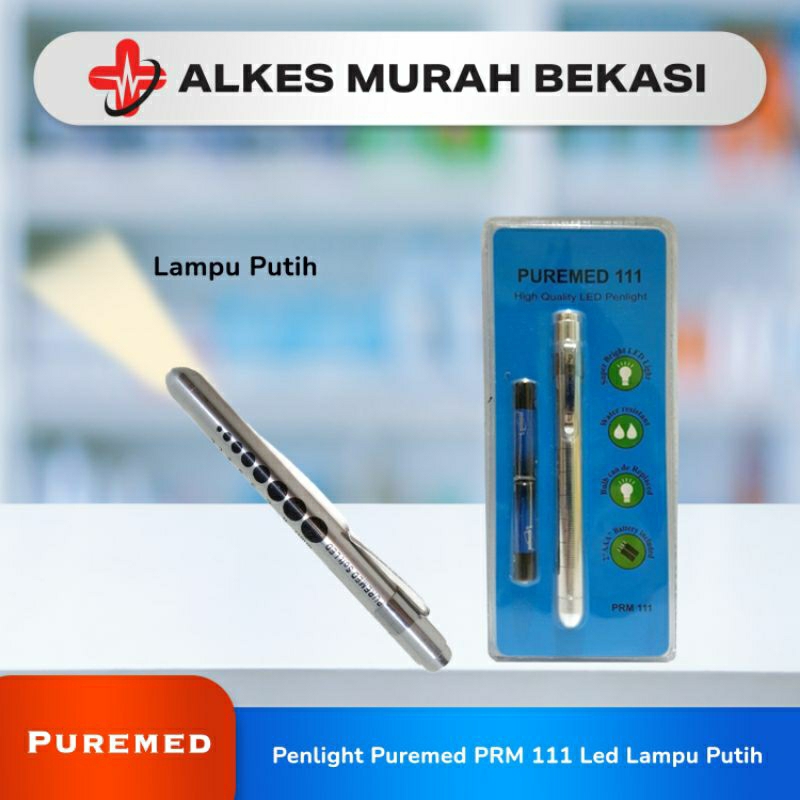 Penlight puremed PRM 111 PRM 112 / penlight led / senter mata / penleg / penlight murah / senter murah