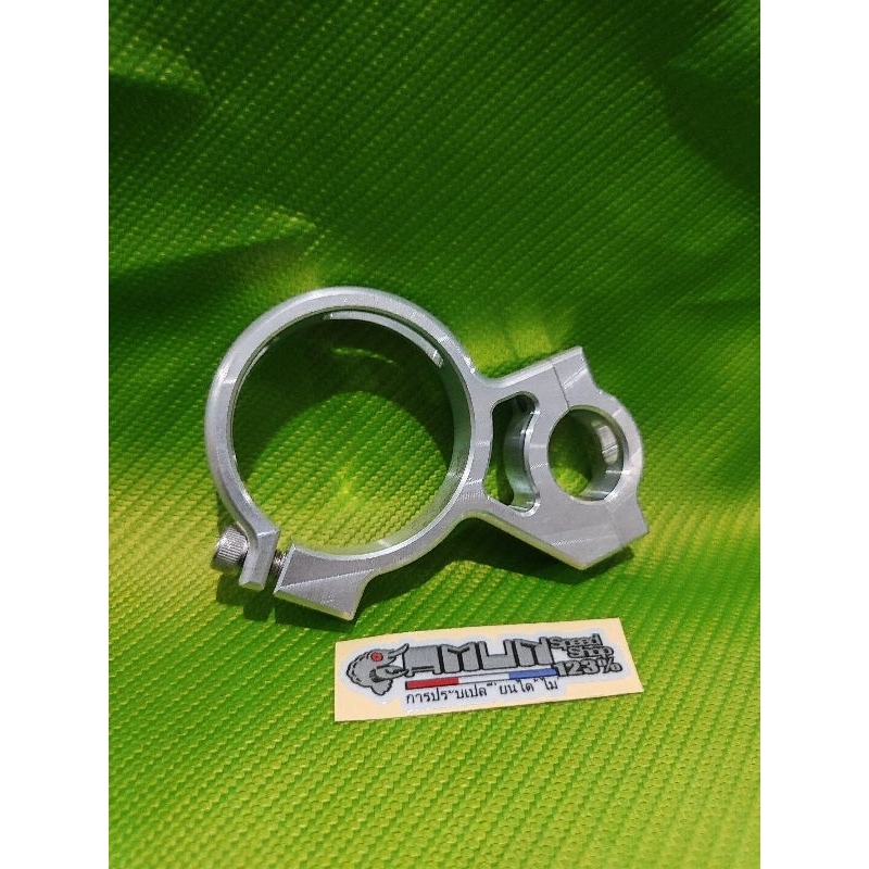 BRAKET KLEM SHOCK TABUNG PISAH NINJA R MOTOR DRAG NEMPEL DI RANGKA