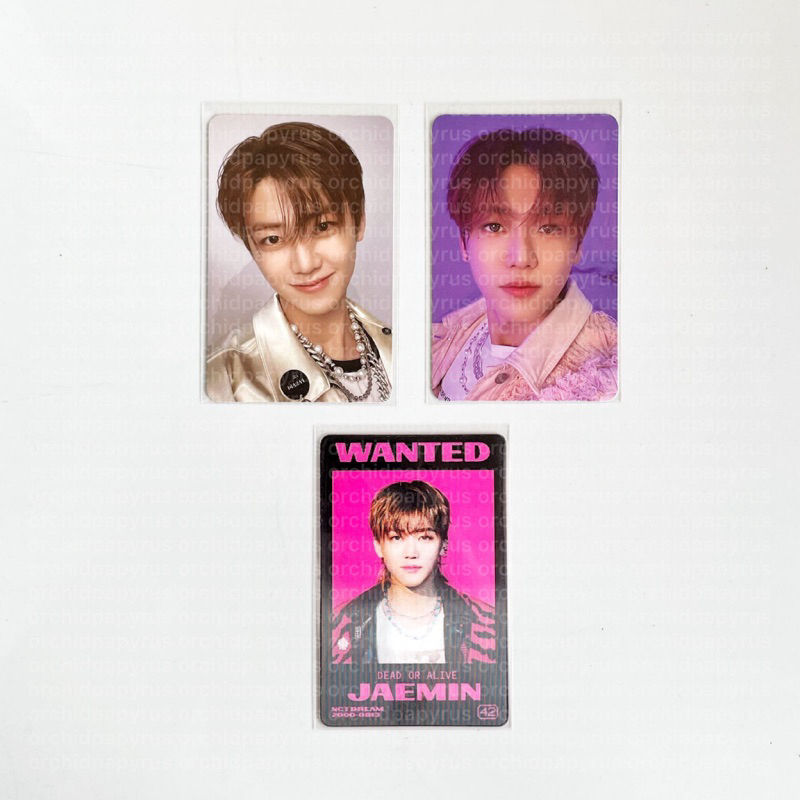 Photocard Jaemin NCT Dream Luggage Sticker Dreaming Set Jaemin Cimol