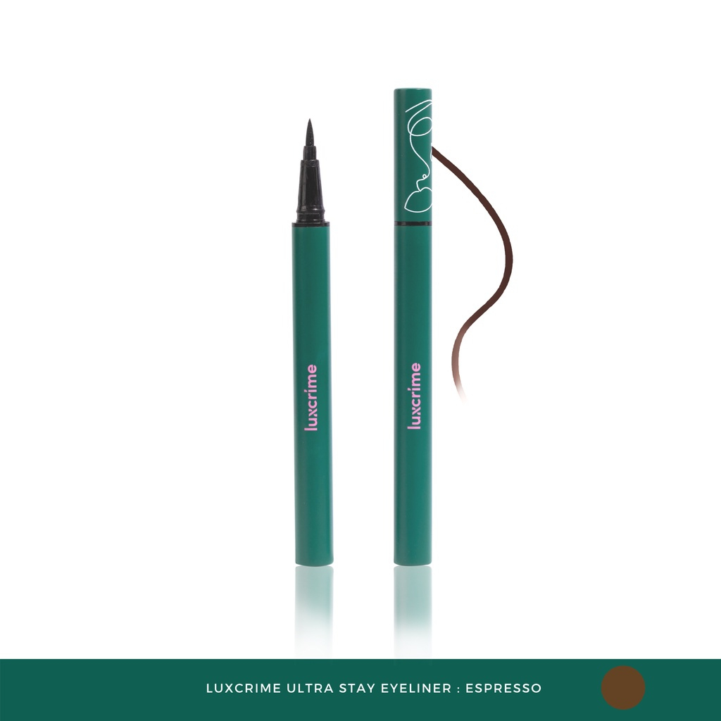 LUXCRIME Ultra Stay Eyeliner 0.6ml Midnight / Espresso | Eyeliner