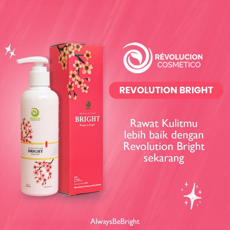 (COD) Revolution bright body lotion 100Ml 250Ml