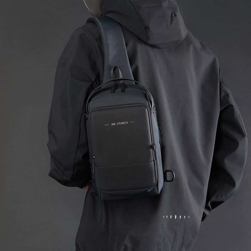 Tas Selempang Slingbag Usb Charger Pria Tas Santai Tas Dada WP Import Quality