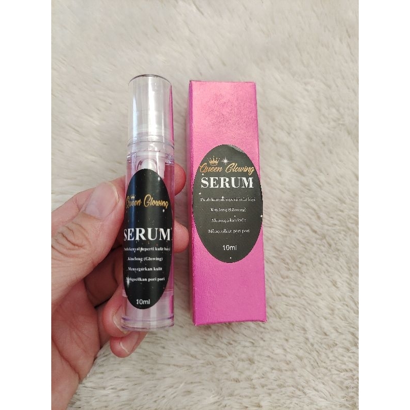 Serum Queen glowing vitamin,whitening wajah glowing