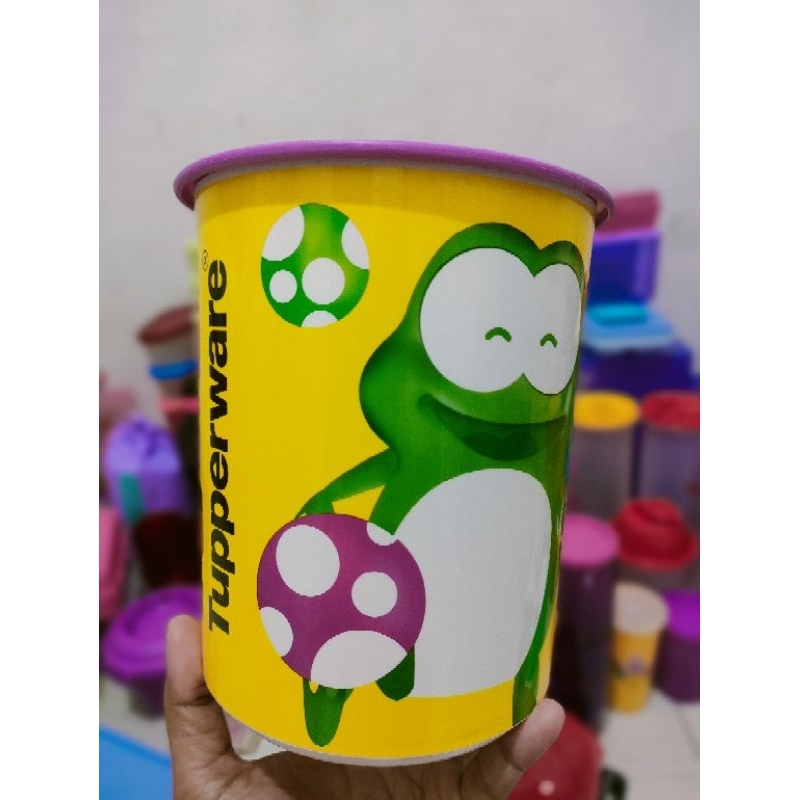 Toples Froggy Canister Tupperware 2L NEW