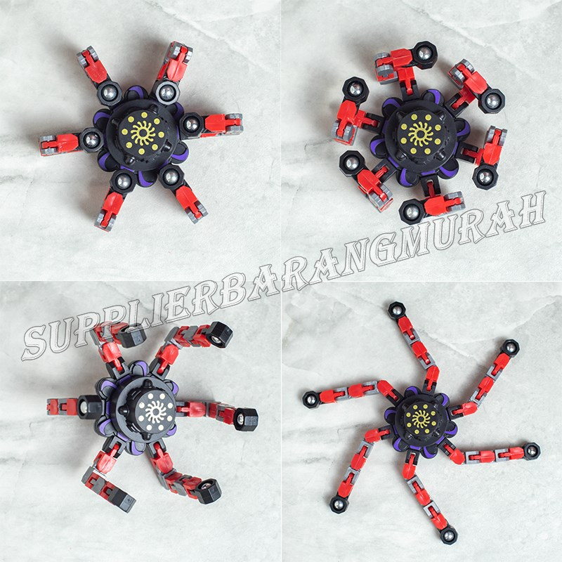 Mainan Fidget Spinner Robot Transformer HM0509