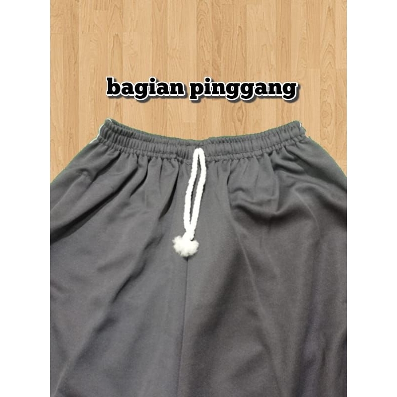 Celana training panjang olahraga anak laki SD S M L XL List 1 bahan lotto