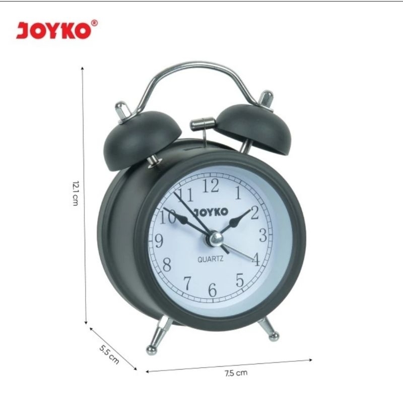 Jam Beker / Weker Dering Joyko ALCL 601 Bonus Baterai - Alarm Clock Original ALCL601